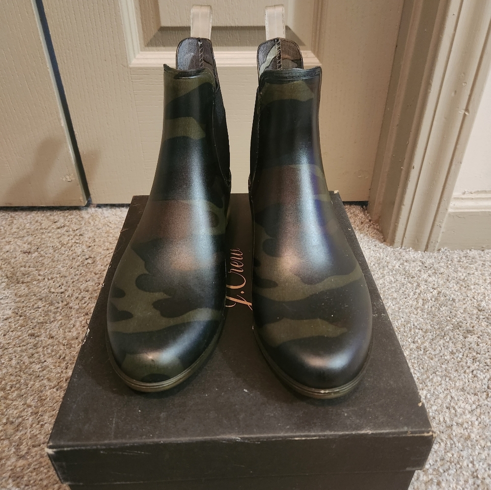 J Crew rain boots